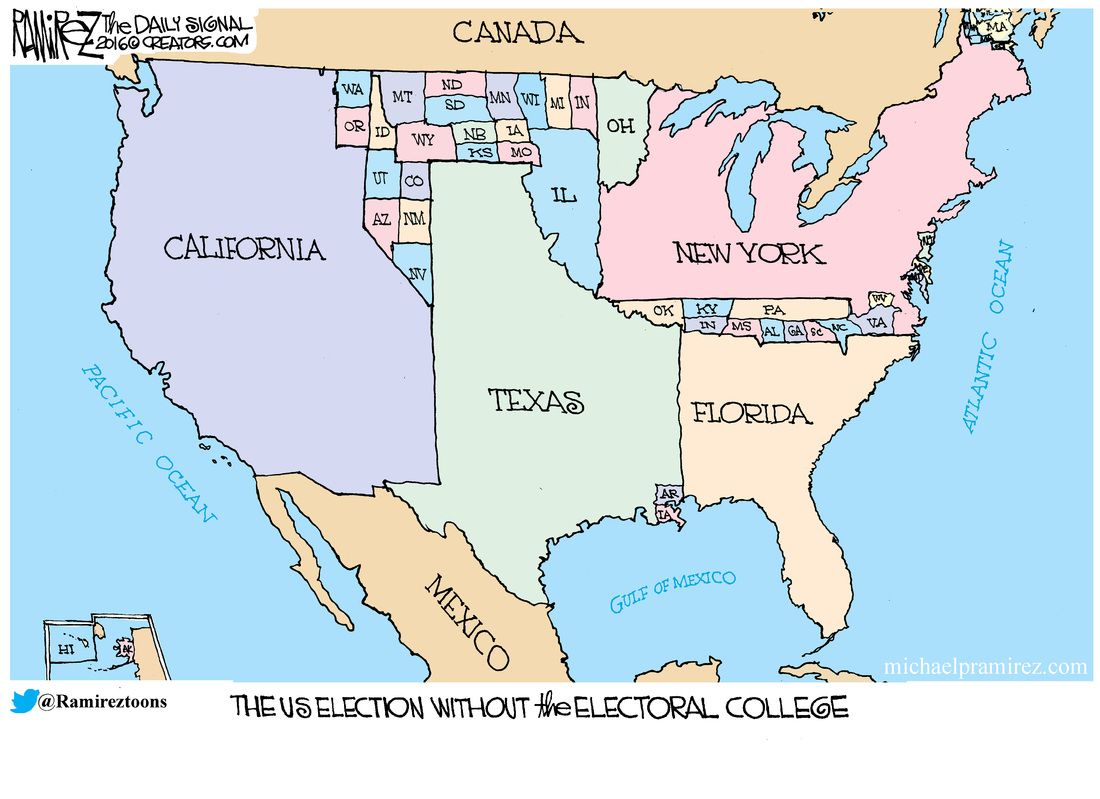 Here is a map of the US without the Electoral College - AR15.COM